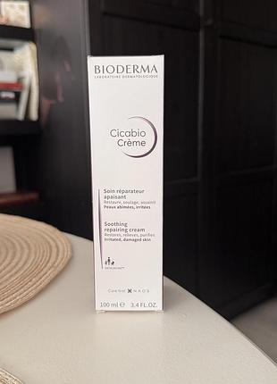 Bioderma відновлювальний і заспокійливий крем біодерма cicabio creme