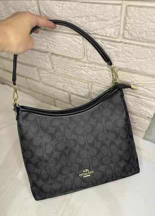 Жіноча сумка coach, сумка коач, сумка на плече, містка сумка, сумка шопер, шопер, shopper