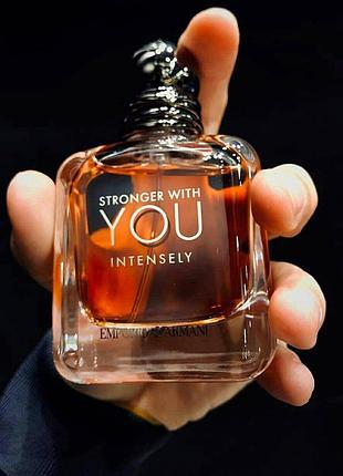 Armani stronger with you intensely