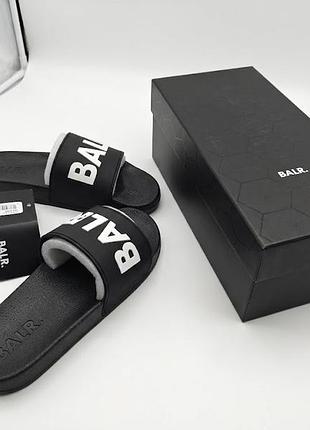 Новые шлепанцы balr. в коробке — размер 40 (25см)