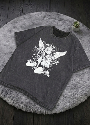 Футболка "ангел" - dark style, xl