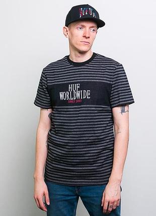Чоловіча бавовняна футболка huf worldwide since 2002 розмір м