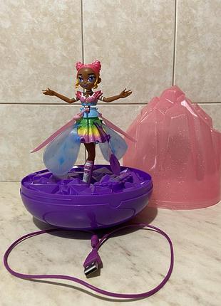 Hatchimals pixies crystal flyers літальна фея лялька райдужна в чарівному кристалі rainbow glitter idol