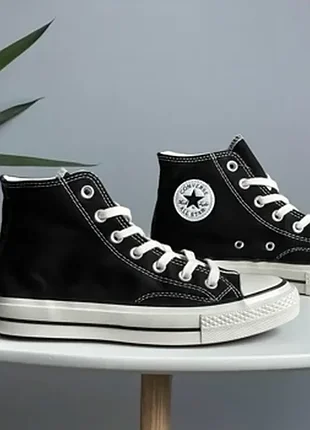 Кеды женские черные конверcы, converse хайтопы