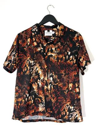 Сорочка з абстрактним принтом topman