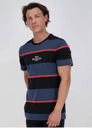 Чоловіча бавовняна футболка huf worldwide since 2002 розмір s