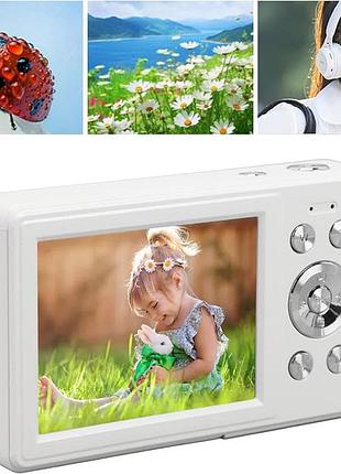 Цифровая камера 56mp / full hd 1080p - фотоаппарат с автофокусом, 8x zoom, ips экраном 2.8", type-c, led-подсветкой