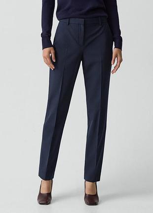 Брюки женские шерстяные massimo dutti брюки из плотной фактурной ткани m