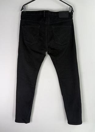 Edwin ed32s black jeans slim tapered fit selvedge made in japan 30 
