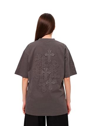 Chrome hearts chrome hearts t-shirt grey ch102-gy