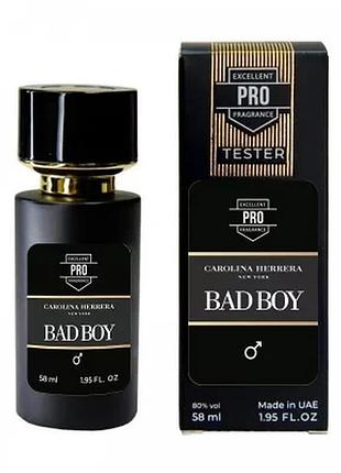 Carolina herrera bad boy тестер pro чоловічий 58 мл