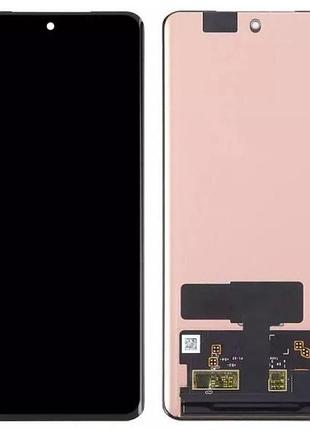 Дисплей realme 12 pro, 12 pro plus с сенсором, черный (oled)