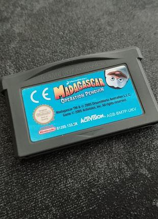 Картридж madagascar operation penguin (nintendo game boy advance)
