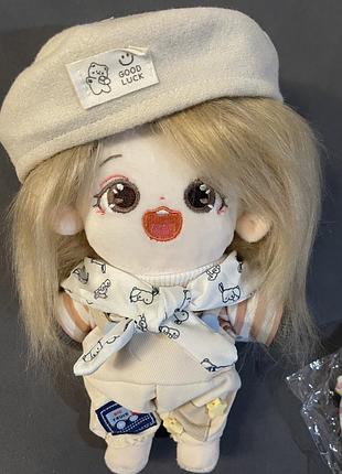 Аніме-лялька(cotton doll), вишите обличчя. 3
