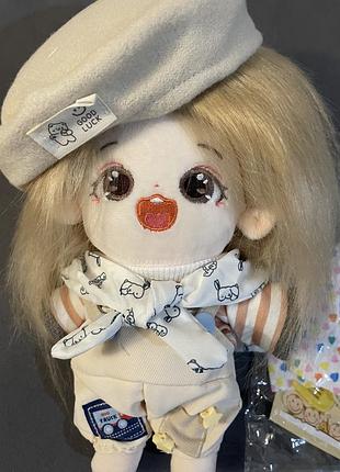 Аніме-лялька(cotton doll), вишите обличчя. 4