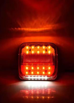 Світлодіодні ліхтарі для причепа 12v (комплект 2 шт, 26 led)