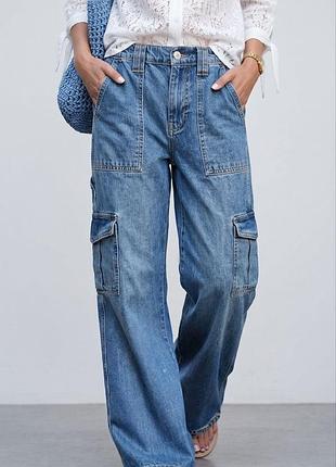 Джинси скейтри карго bdg (urban outfitters)