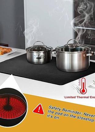Універсальна накладка на електроплиту kitchenraku 52×78 см, можна використовувати для прасування