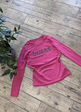 Кофта лонгслів guess рожева