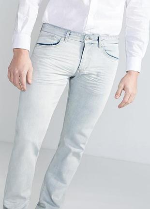 Мужские джинсы eu52 2xl 52-54-56 хлопок slim fit