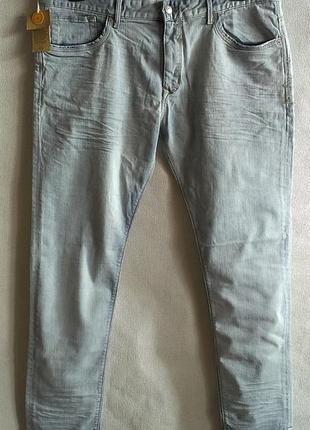 Мужские джинсы eu52 2xl 52-54-56 хлопок slim fit