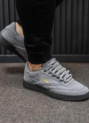 Мужские кроссовки reebok x dime club c revenge grey / smb+ 🔗