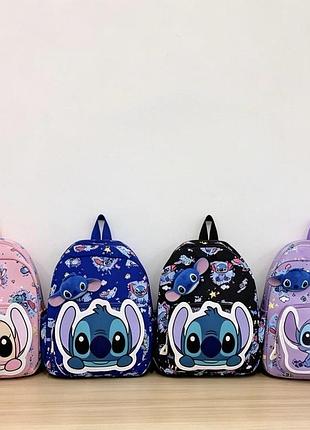 Дитячий рюкзак stitch 3d для дівчаток шкільний рюкзак ліло і стіч, рожевий рюкзак для садка та школи