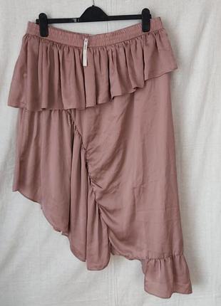 Спідниця атласна святкова  asos роз. 52
