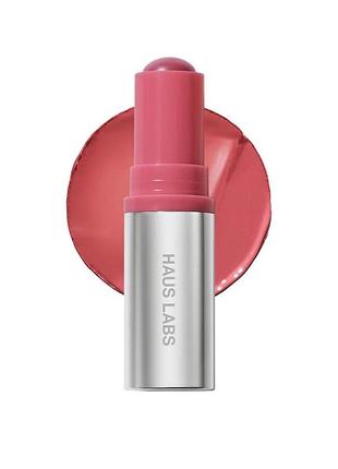 Румʼяна в стіку haus labs color fuse glassy blush balm відтінок glassy rosette, 5 г