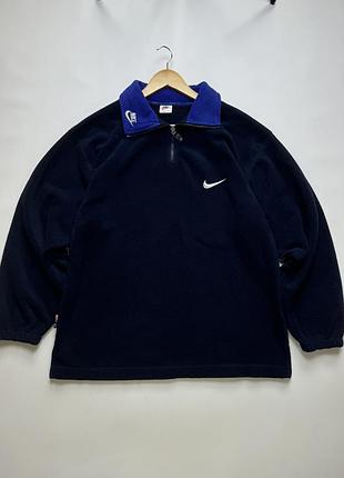 Вінтажна фліска від nike 1/3 зіп
