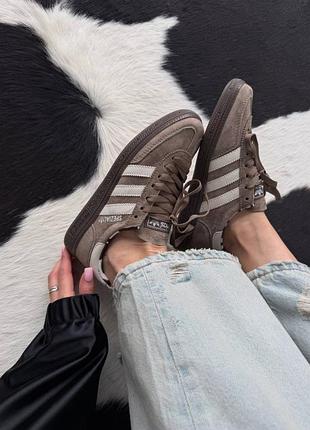 Женские кроссовки adidas spezial brown / cow print / smb+ 🔗