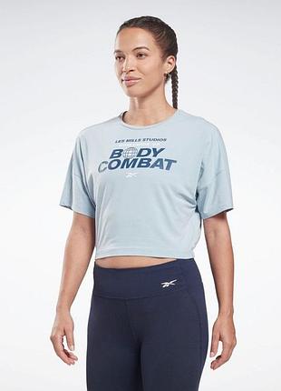 Спортивний кроп-топ reebok les mills body combat | оригінал