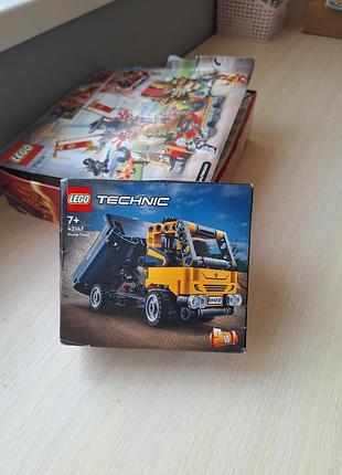 Lego technic самосвал 42147 новый запечатанный 177 деталей 2в1