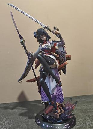 Фигурка raiden shogun с genshin impact