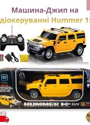 Машина-джип на радио управлении "hummer" масштаба 1:16