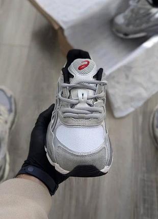 Кросівки asics gel nyc white steel grey (розмір 41) 3