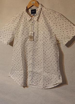 Мужская тенниска рубашка с коротким рукавом 2xl 3xl 52-54-56р хлопок