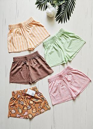 Шорти для дівчинки 116см, 140см, h&m, 5-6років, 9-10років, шорти дитячі, бавовна