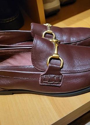 Шкіряні лофери reserved/zara