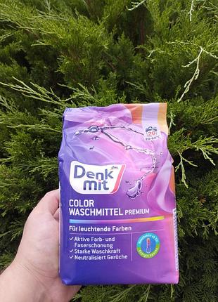 Стиральный порошок для цветного белья denkmit colorwaschmittel pulver на 20 стирок 1.35 кг