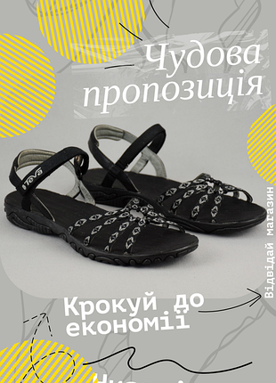 Teva kayenta carmelita сандалии женские черные текстиль кожа с липучками обуви летний оригинал 39-40 р/26 см merrrell columbia keen wolfskin
