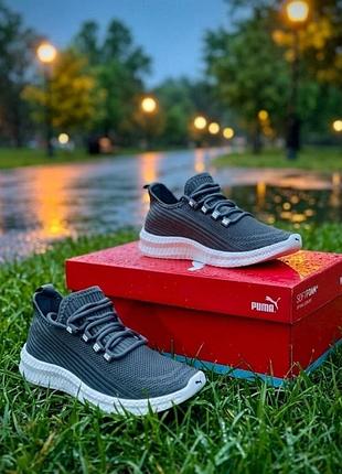 Мужские кроссовки puma/ летние текстильные кроссовки пума