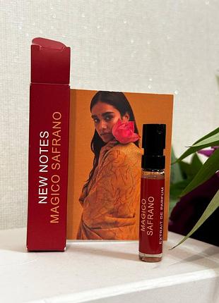 🧡 new notes  - magico safrano, пробник 2мл, оригінал