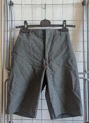 Бермуди жіночі сірі m&s xs ріст 150-165 костюмна тканина