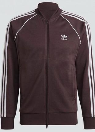 Олімпійка бомбер adidas adicolor classics sst track jacket black iy9854 розмір l оригінал 2
