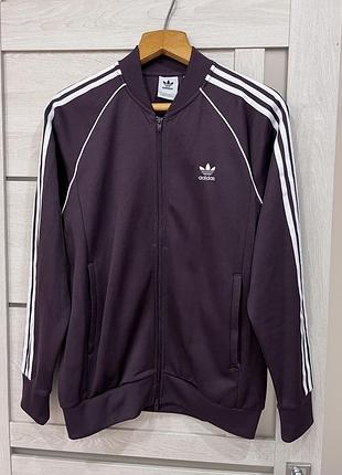 Олімпійка бомбер adidas adicolor classics sst track jacket black iy9854 розмір l оригінал 3