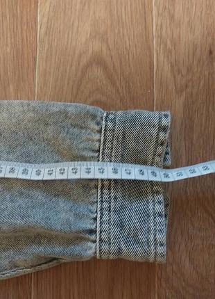 Джинсовая рубашка zara 4