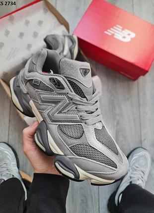 Кроссовки new balance 9060 x joe freshgoods grey (серые)