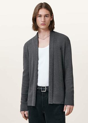 Кардиган allsaints mode merino ramskull open cardigan
