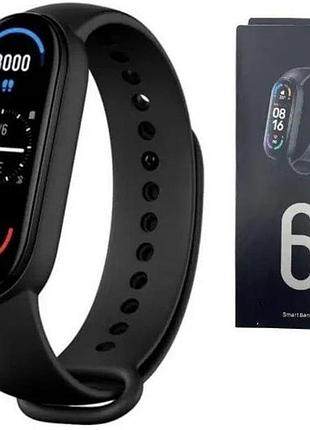 Фітнес-браслет сенсорний smart band m6 4769 1.56-дюймовий чорний
